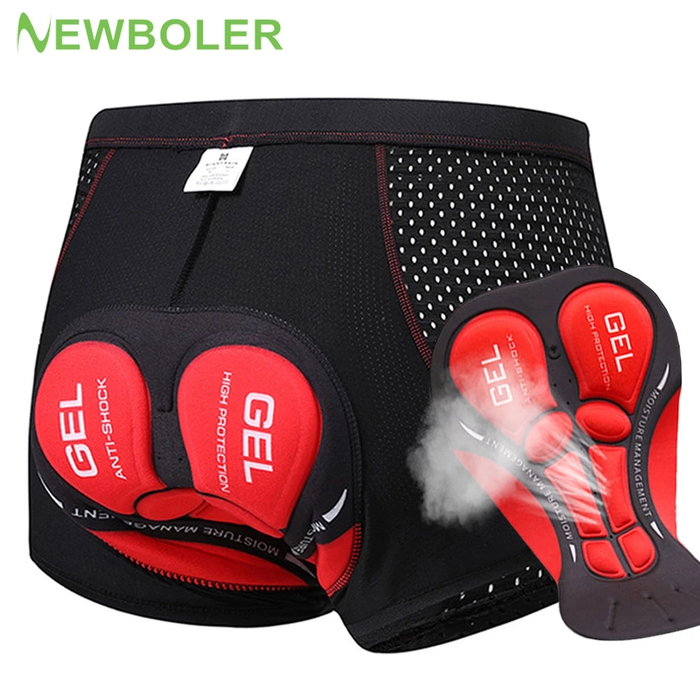 نيوبولر شبكة تنفس ركوب الدراجا - مراجعة Padded Cycling Shorts 5D Gel وسعره